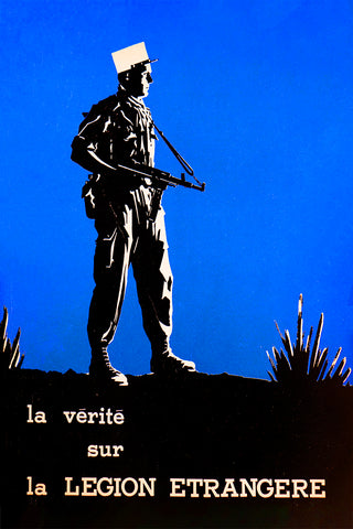 The Truth about the Foreign Legion — French poster