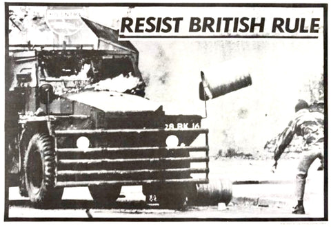 Resist British Rule — Irish Republican poster