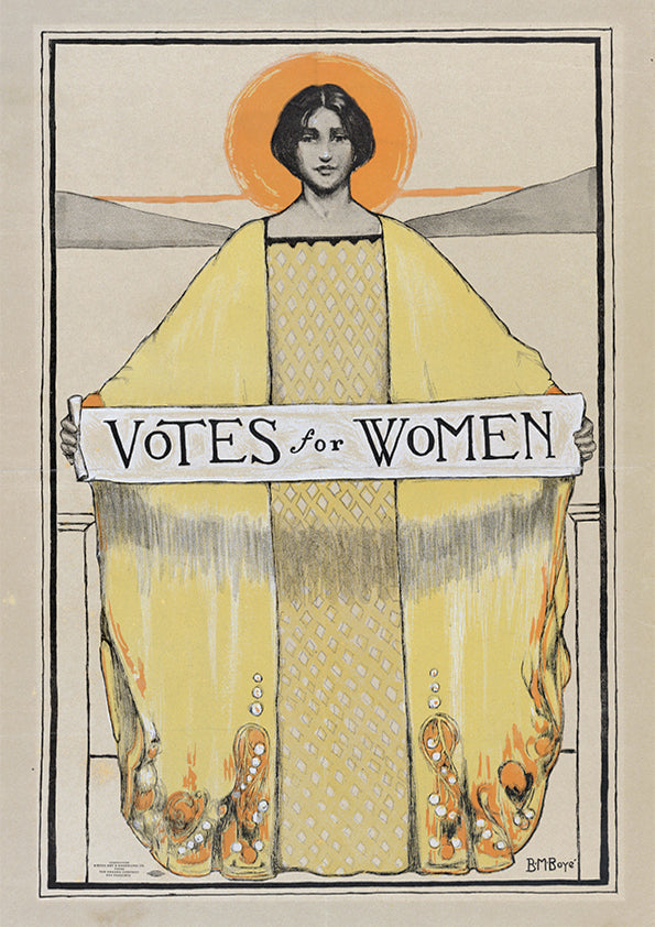 Votes for women — American pro-suffrage poster