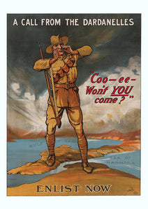 A call from the Dardanelles — Australian World War One poster