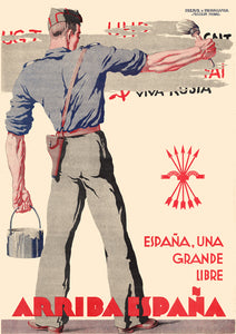 Arriba España — Spanish Civil War poster