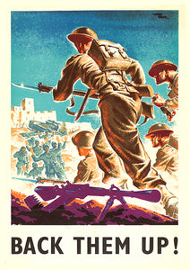 Back them up! — British World War Two poster