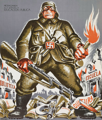 Knowledge would corrupt my youth - Mexican World War Two poster