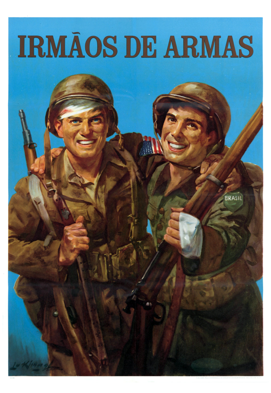 Brothers in Arms — American World War Two poster