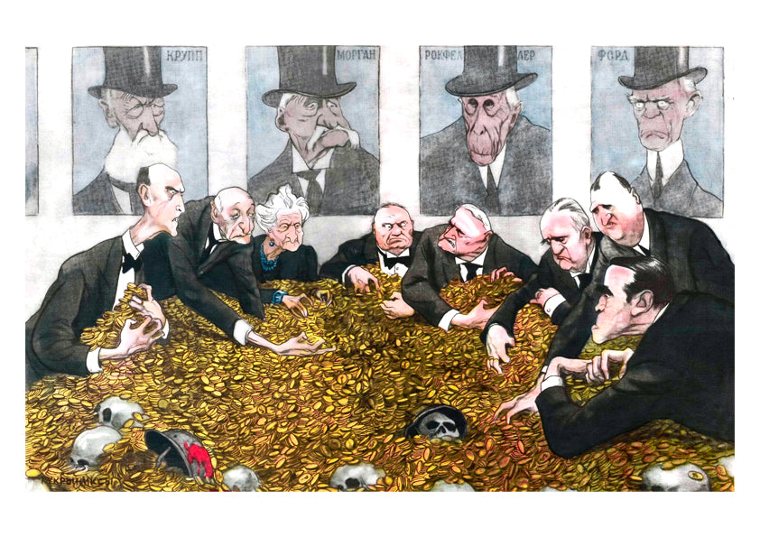 Soviet anti-capitalist print