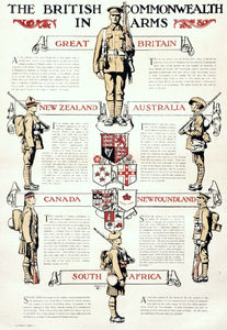The British Commonwealth in Arms - British World War One poster