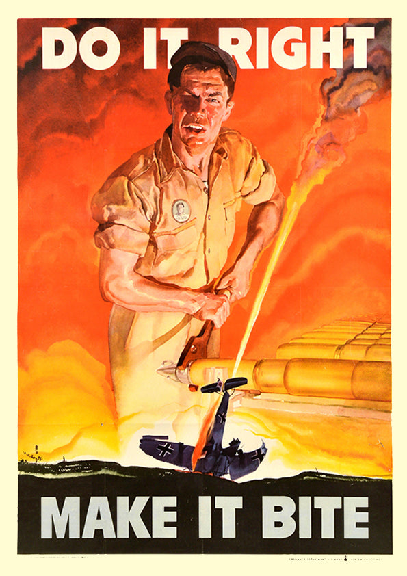 Do it right — American World War Two poster