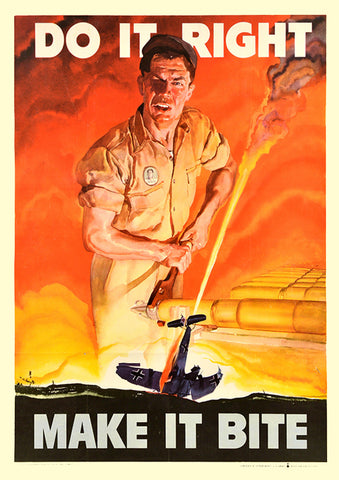 Do it right — American World War Two poster