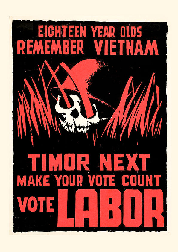 Eighteen year olds - remember Vietnam — Australian poster