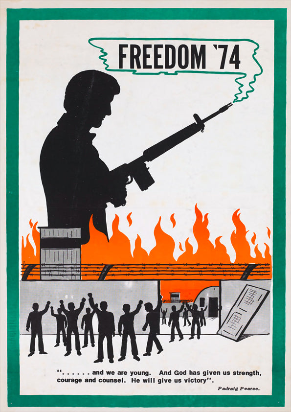 Freedom 74’ — Irish poster