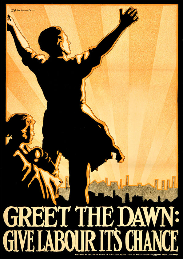 Greet the dawn — British poster