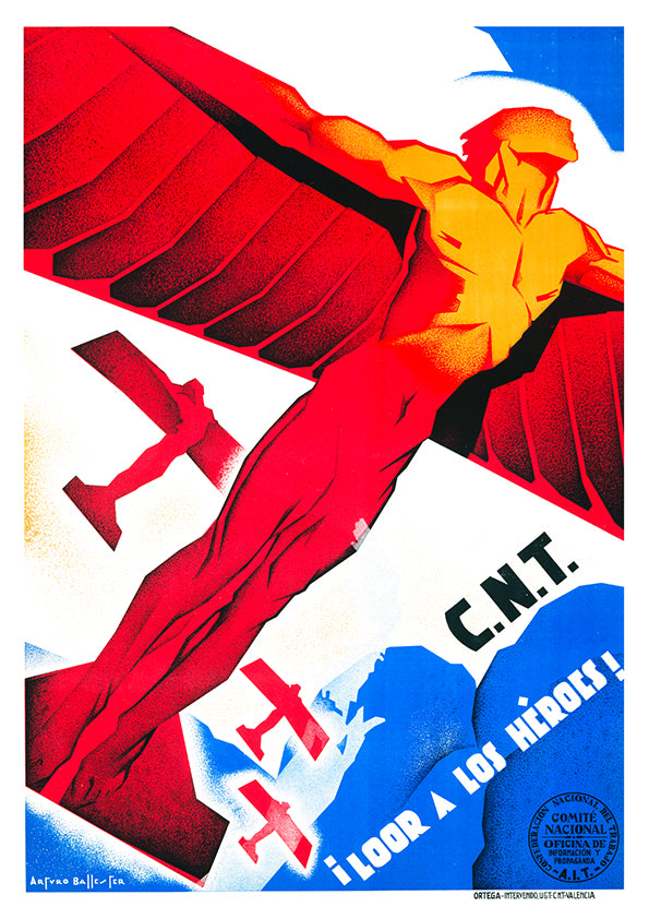 Hail to the heroes! – Spanish poster