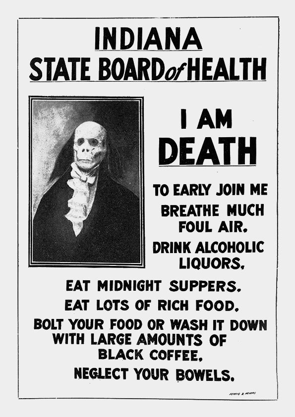 I am death — American poster