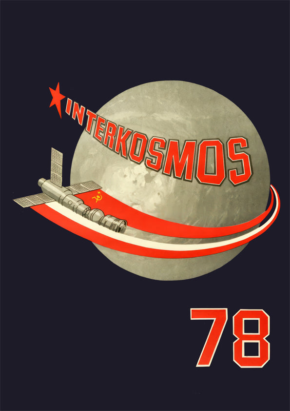 Interkosmos 78 — Polish poster