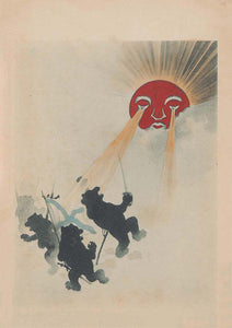 Russian Bears versus Rising Sun — Japanese print
