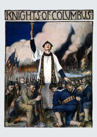 Knights of Columbus — American World War One poster