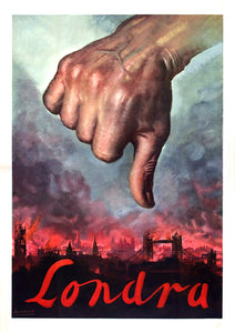 London — Italian World War Two poster