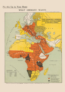 british world war 1 map