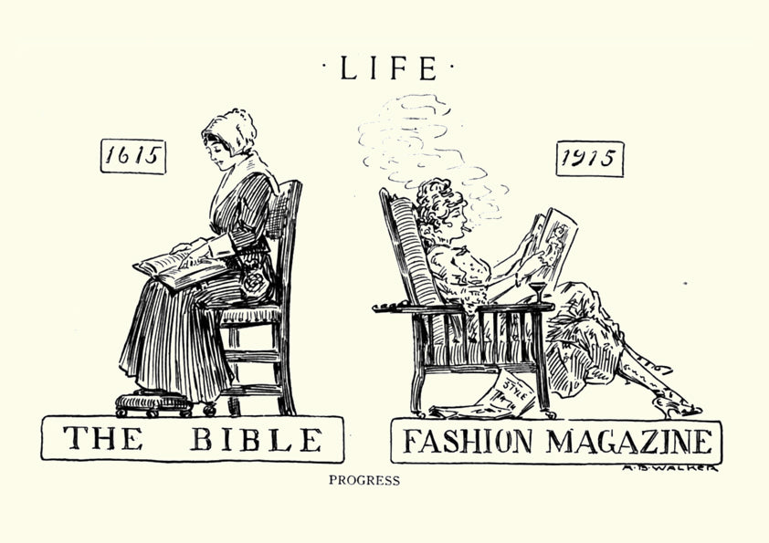 Progress — American satirical poster