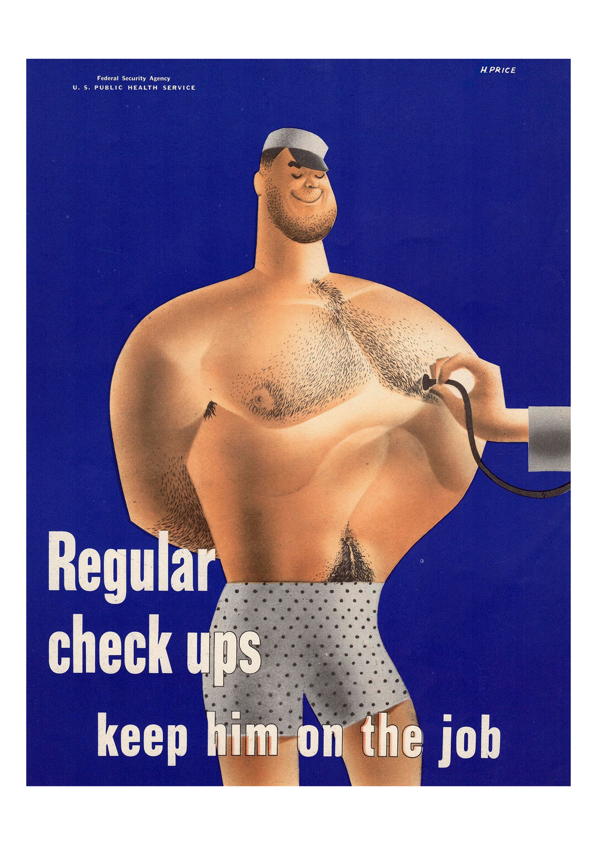 Regular check ups keep him on the job — American World War Two poster