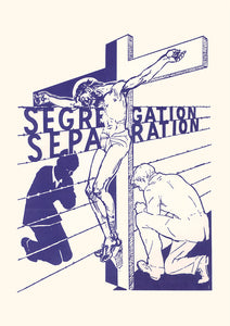 American anti-segregation poster