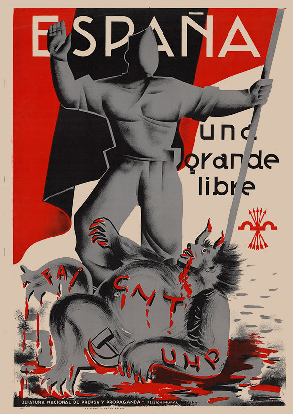 Spain – One, Great and Free — Spanish poster