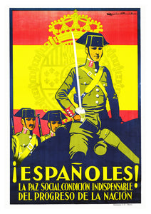 Spaniards! — Spanish poster