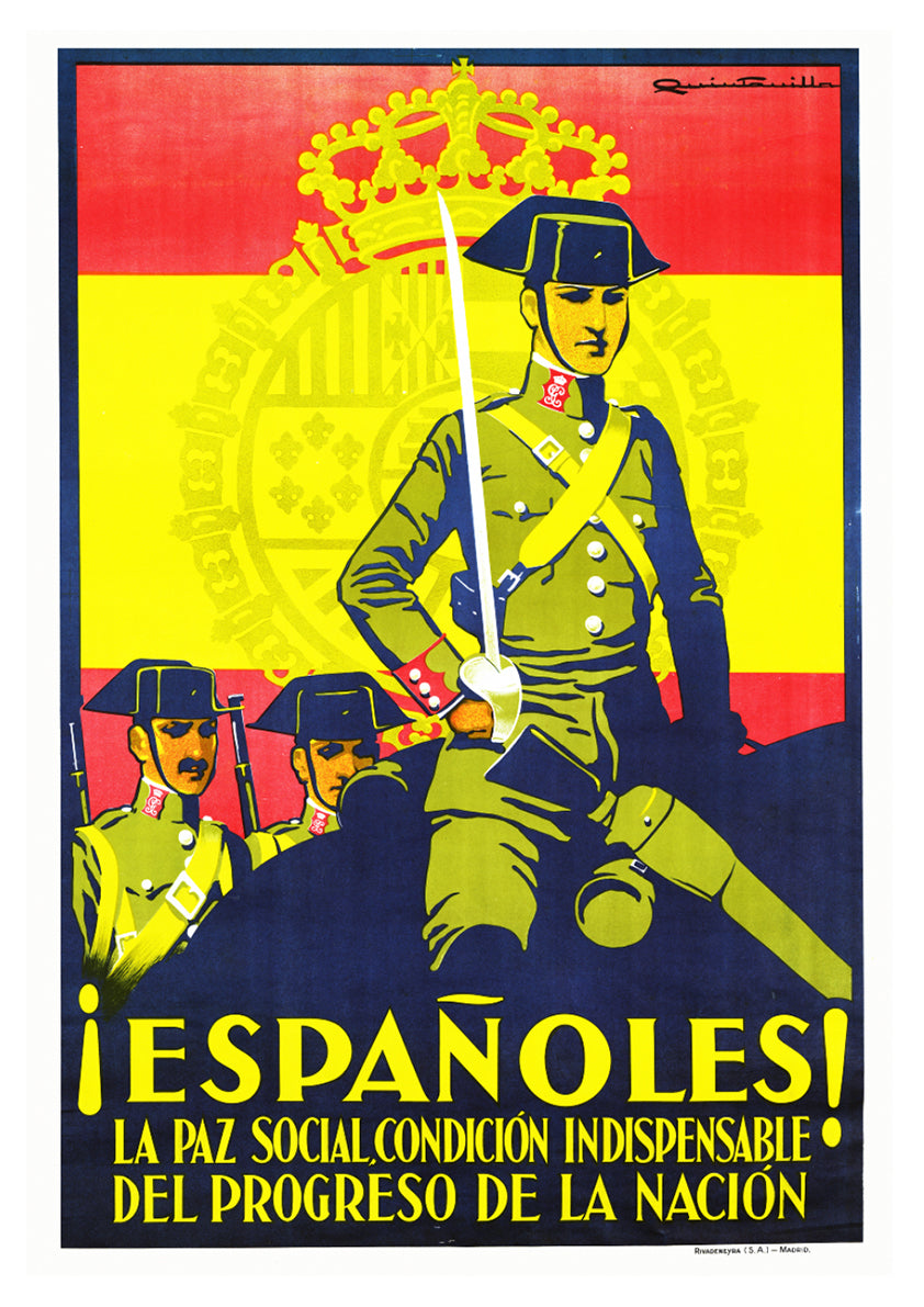 Spaniards! — Spanish poster