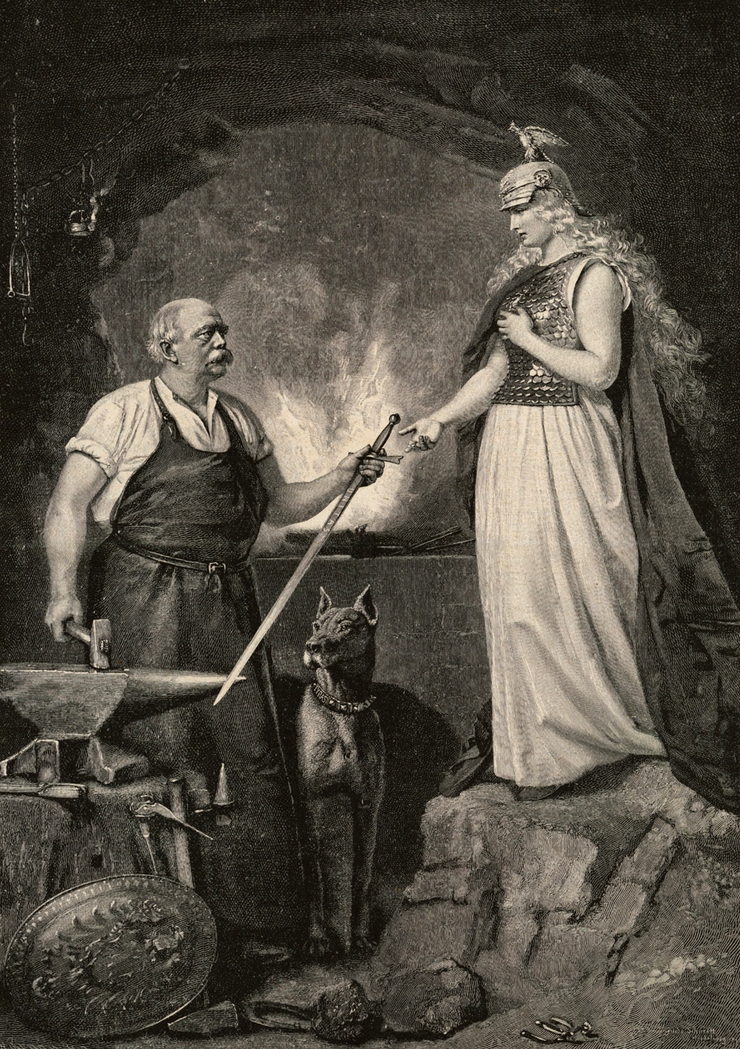 The Blacksmith of German Unity — German poster Propagandopolis
