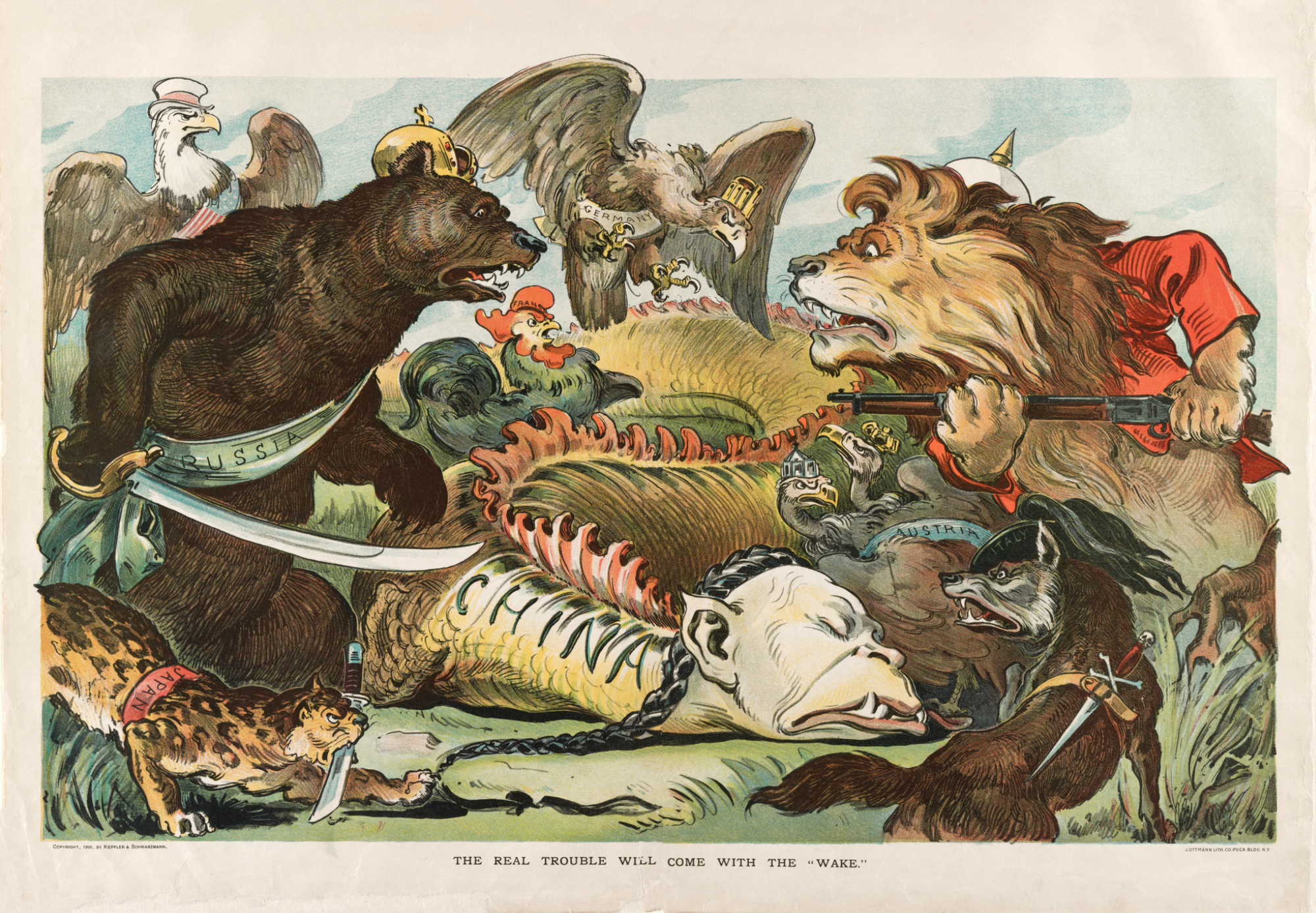 The real trouble will come with the "Wake" — American poster
