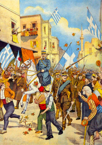 Greek Balkan War print