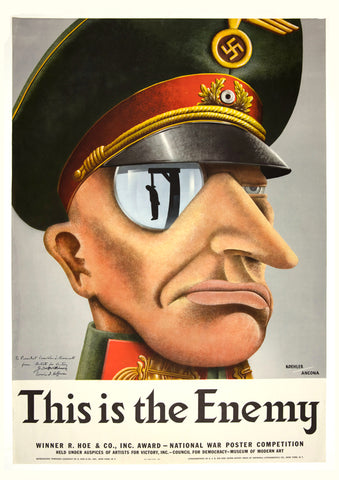 This is the enemy — American World War Two poster