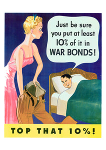 Top that 10%! — American World War Two poster