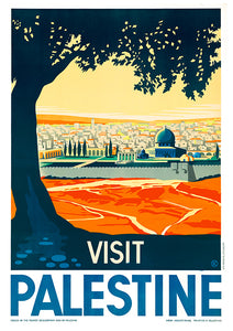 Visit Palestine – Travel poster