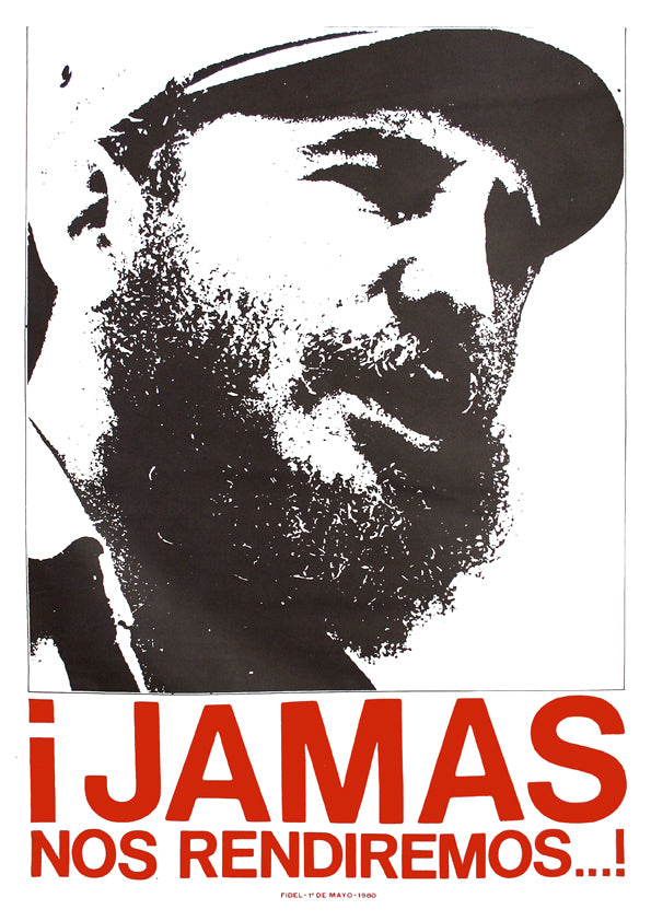 We will never surrender! — Cuban poster
