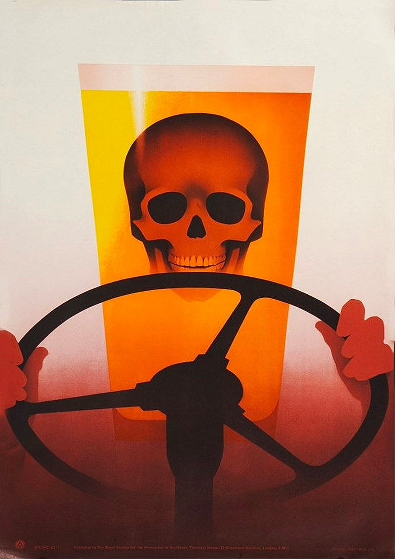 British anti-drink driving poster