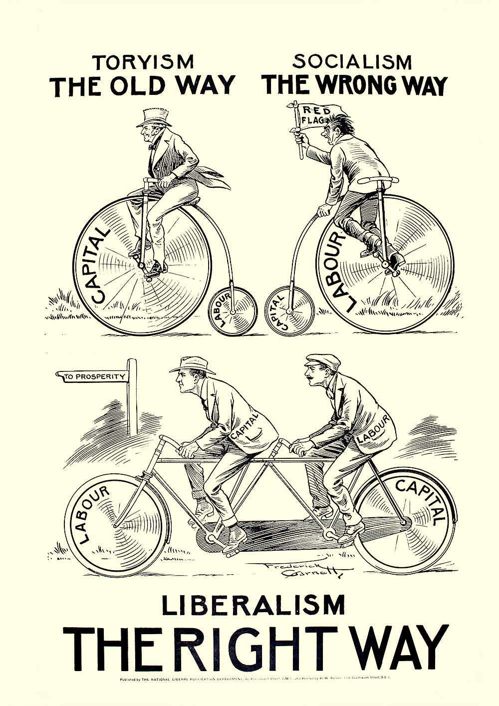 Liberalism - the right way — British election poster – Propagandopolis