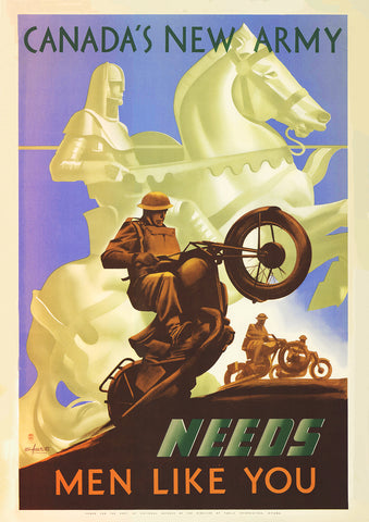 Canada's New Army – Canadian World War Two poster