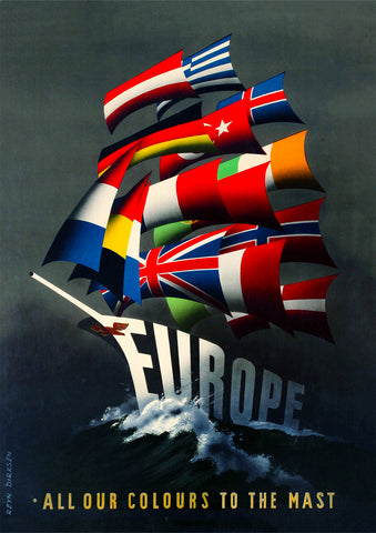 All our colours to the mast – Marshall Plan poster