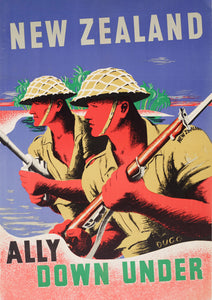 New Zealand, Ally Down Under – World War Two poster