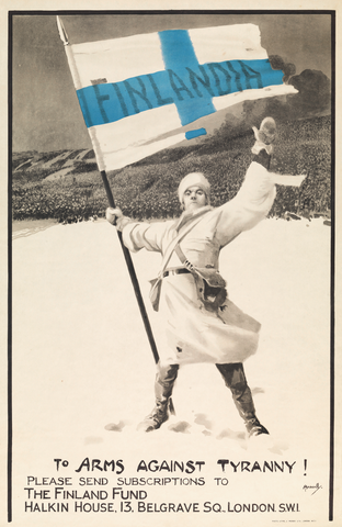 Finlandia — British poster