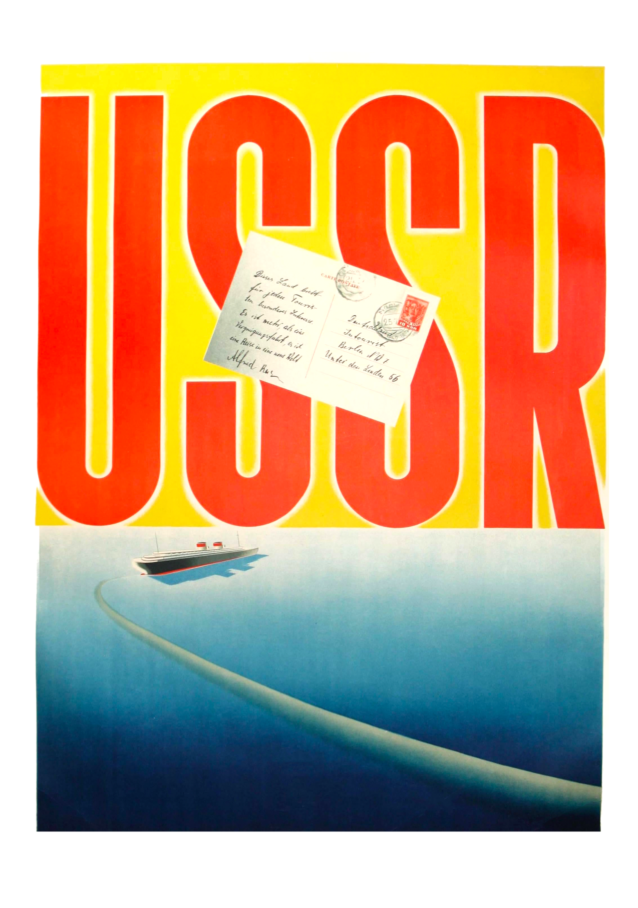 Soviet travel poster