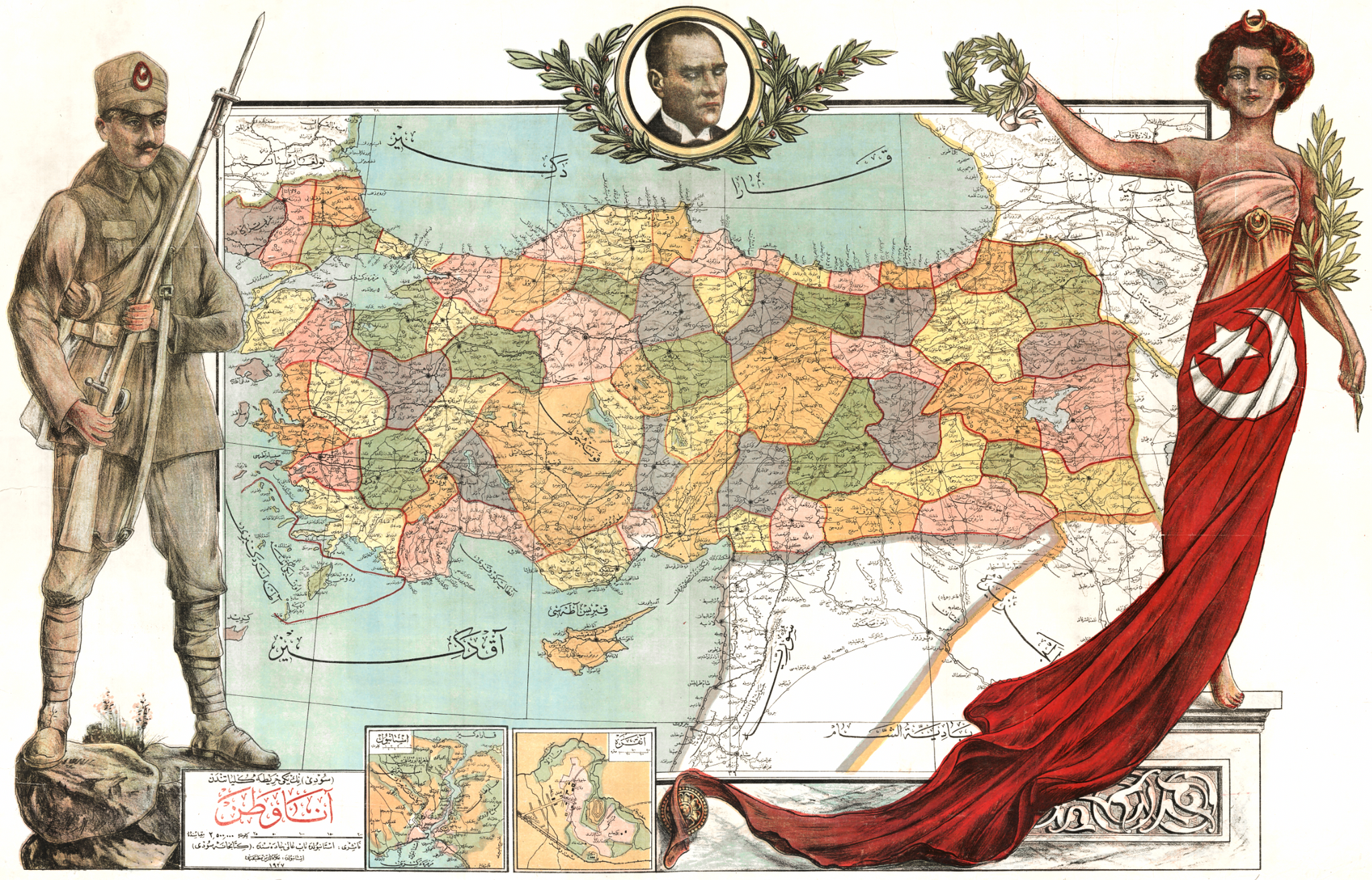 Turkish political map