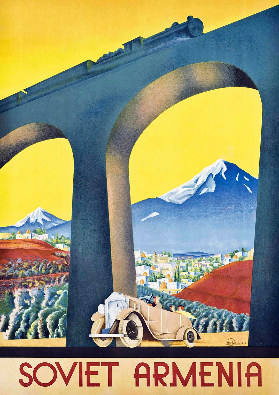 Soviet Armenia – Soviet travel poster