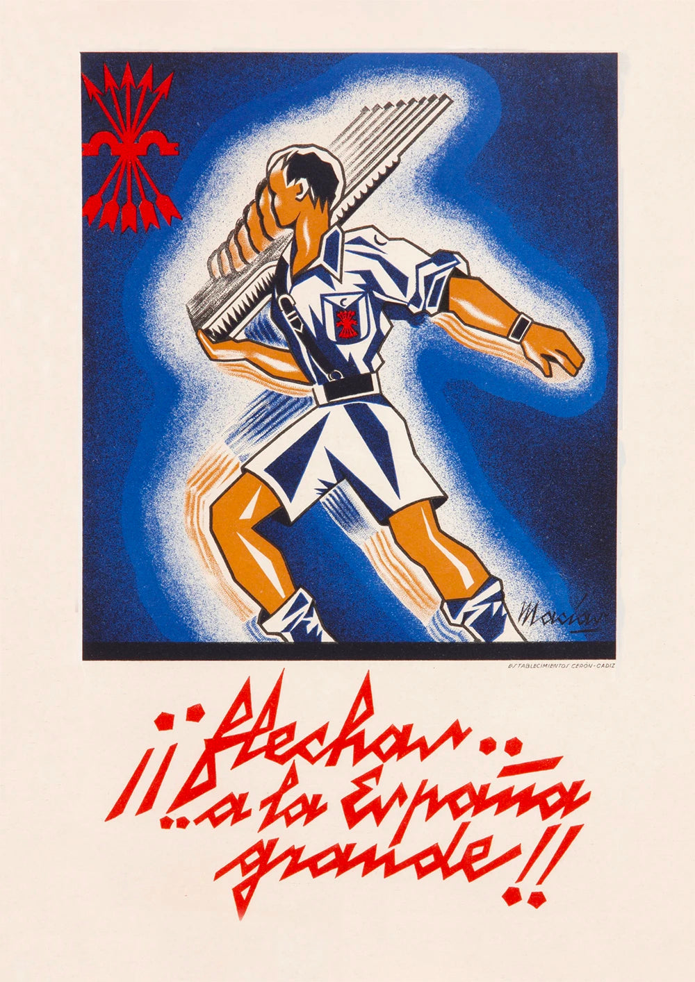 Arrows for a Greater Spain! – Spanish poster