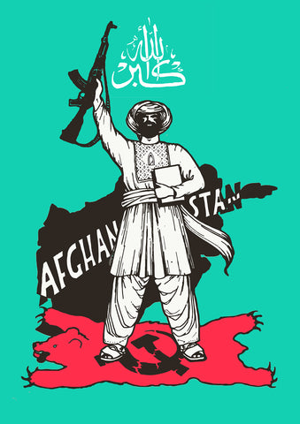 Afghan anti-Soviet poster