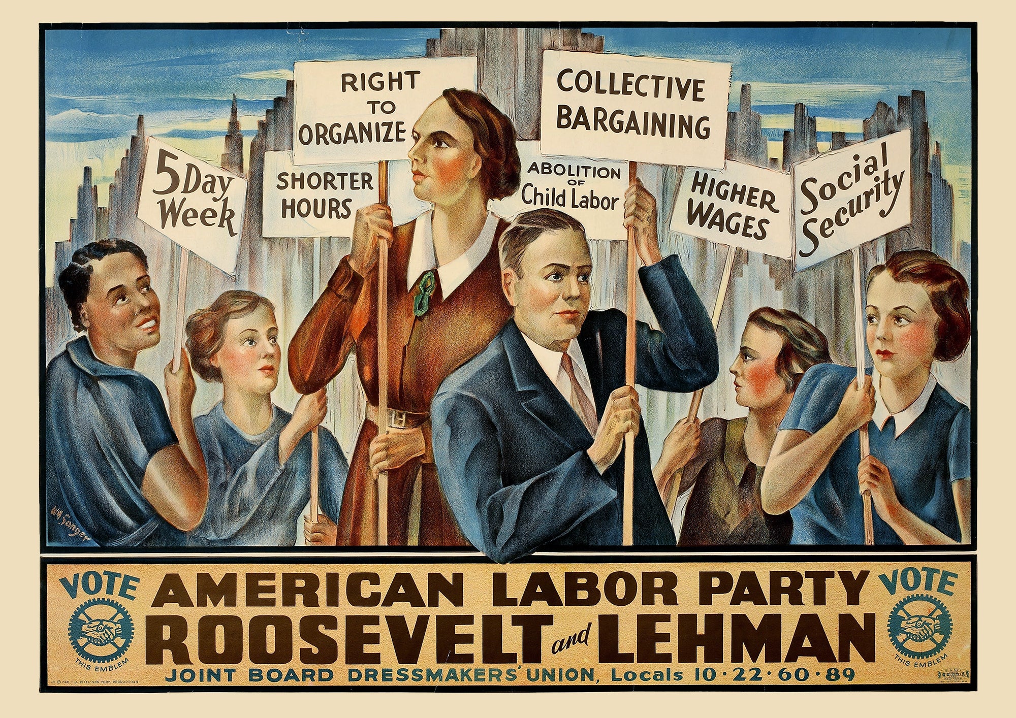 American Labor Party poster