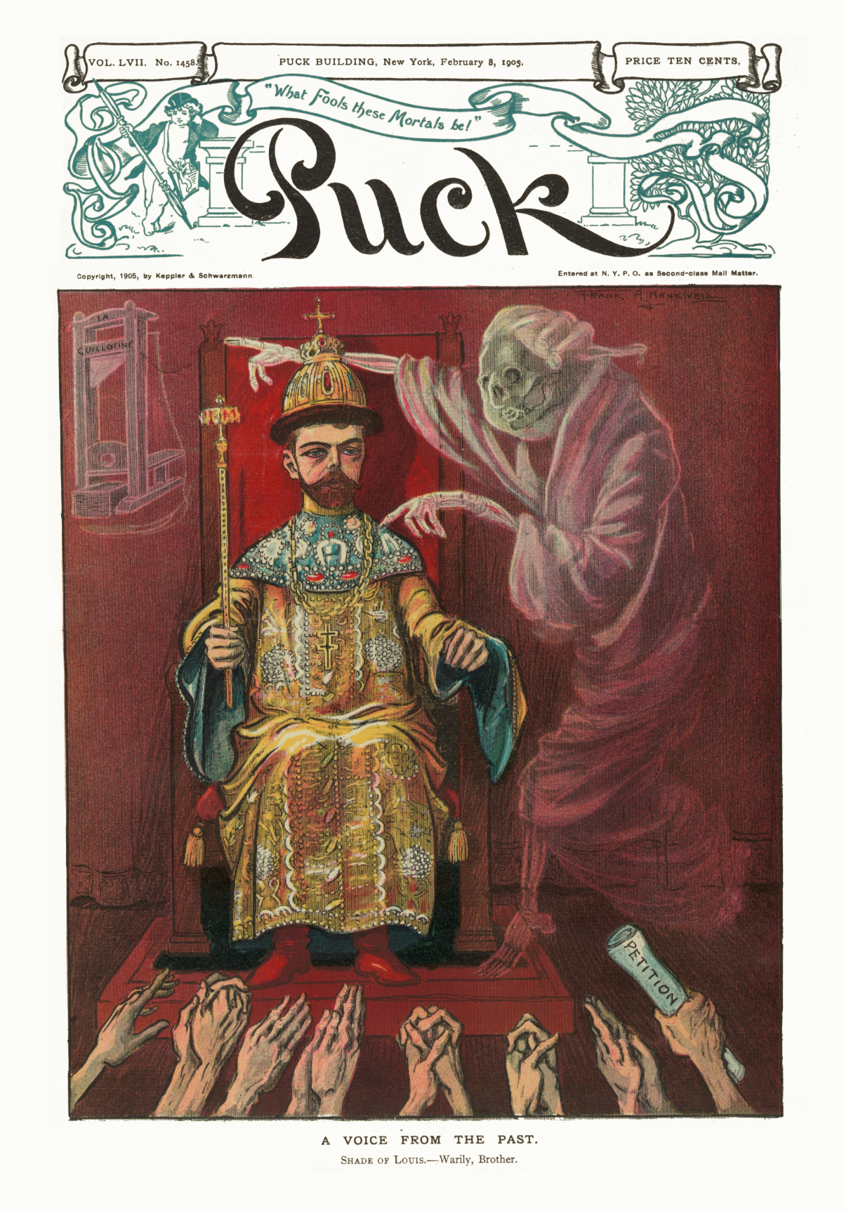 A voice from the past — Puck magazine cover