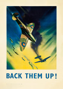 Back them up! – British Word War Two poster