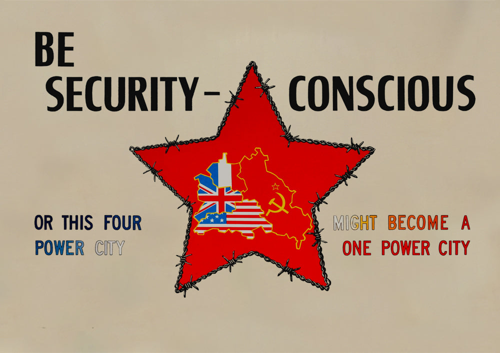 Be security conscious — American poster